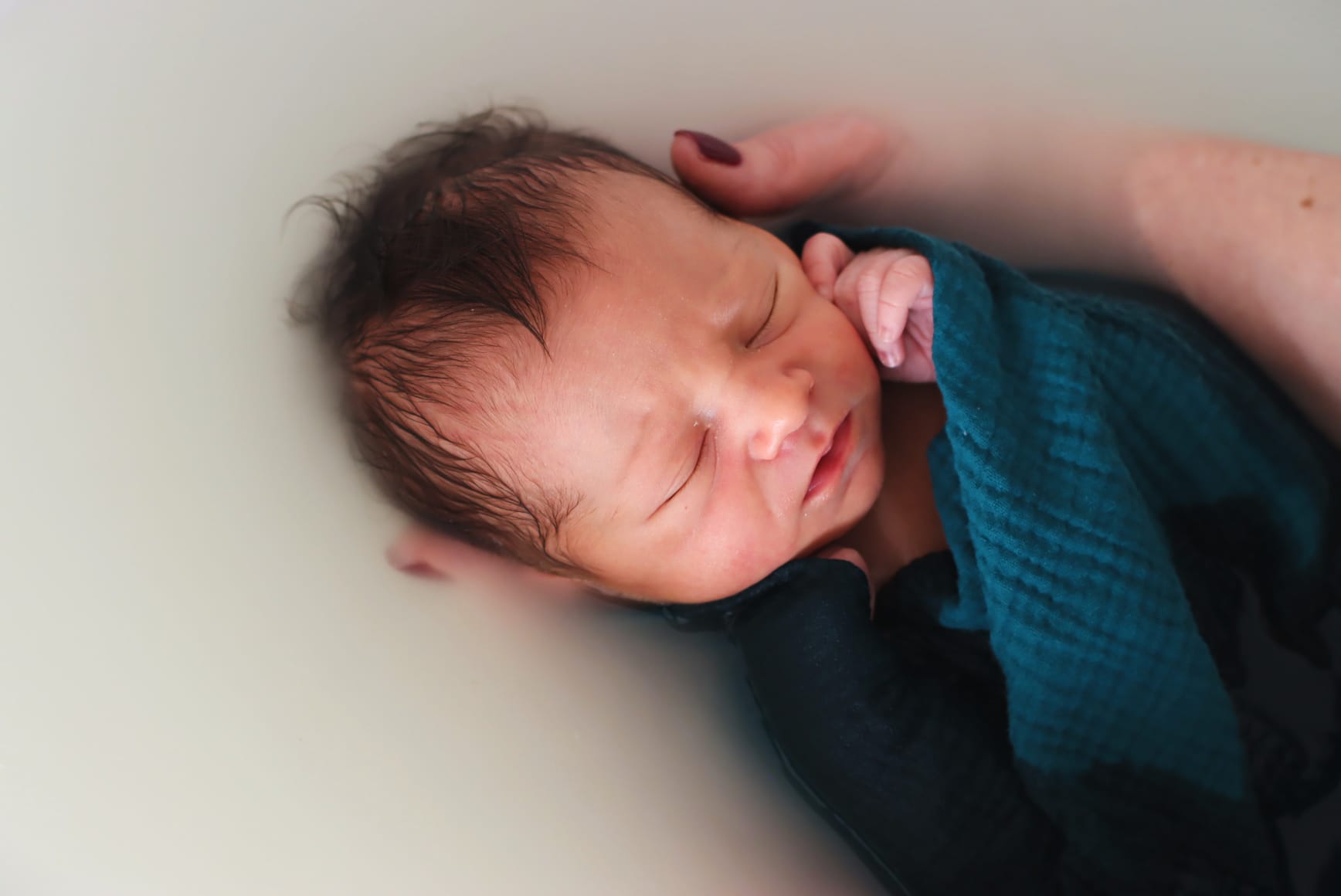 Bain enveloppé bébé Saint-Gaudens